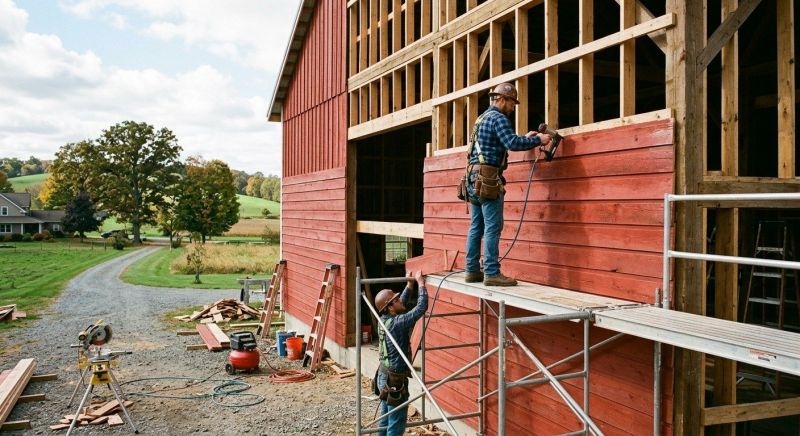 Barn Siding Installation in Imlay City, MI