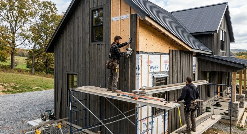 Barn Siding Installation in Walled Lake, MI