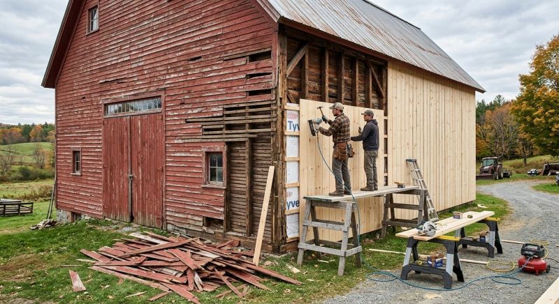 Barn Siding Replacement in Huntington Woods, MI