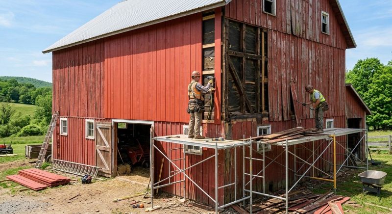 Barn Siding Replacement in Macomb, MI