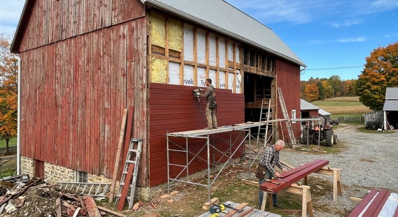 Barn Siding Replacement in Novi, MI