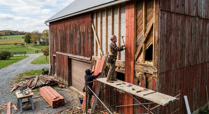 Barn Siding Replacement in Richmond, MI