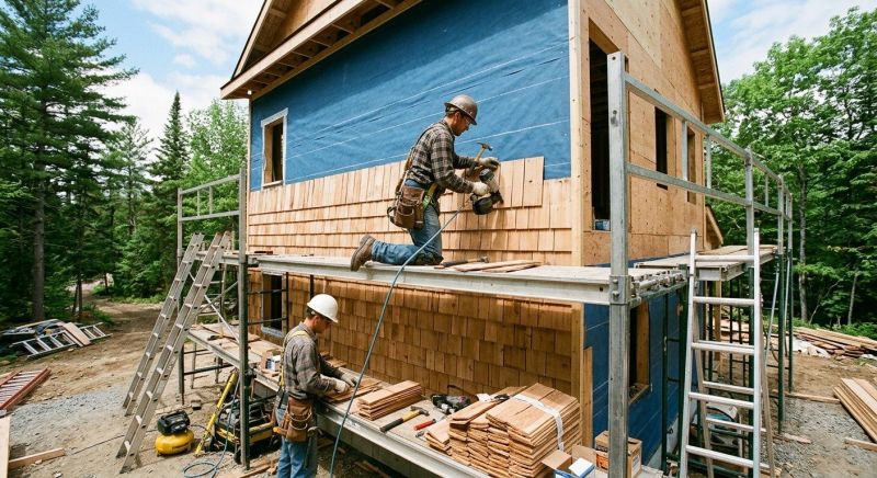 Cedar Siding Installation in Holly, MI