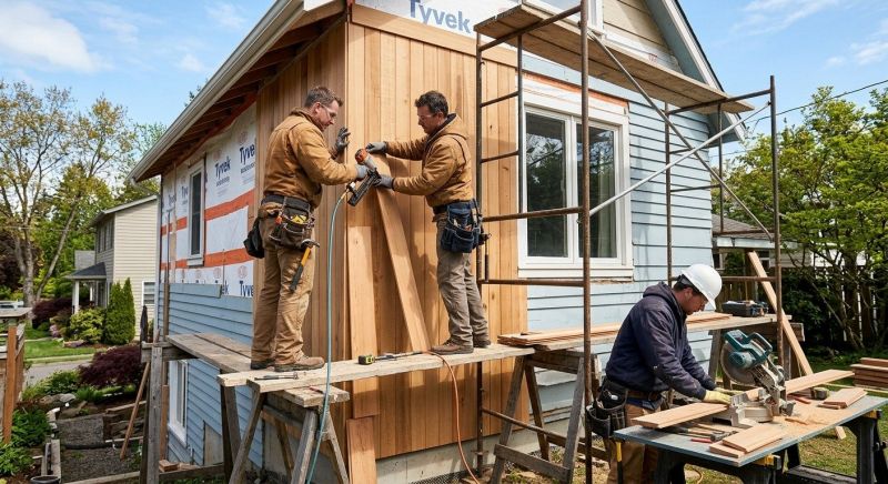 Hardwood Siding Installation in Birmingham, MI