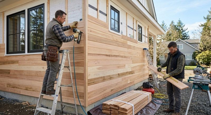 Hardwood Siding Installation in Fenton, MI