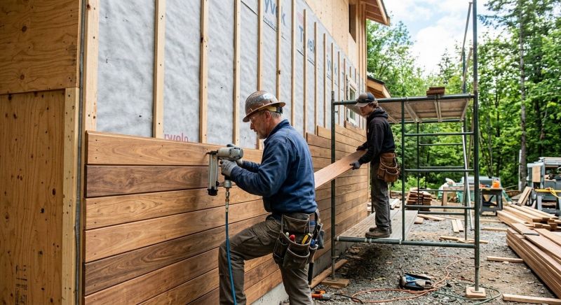 Hardwood Siding Installation in Franklin, MI