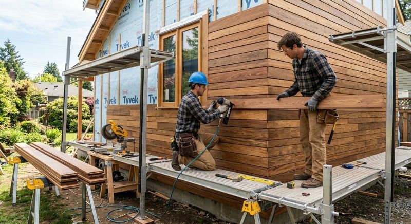 Hardwood Siding Installation in Warren, MI