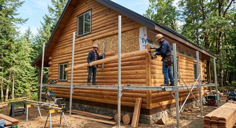 Log Siding Installation in Clarkston, MI
