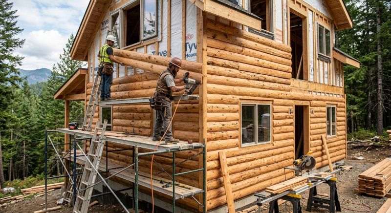 Log Siding Installation in Southfield, MI