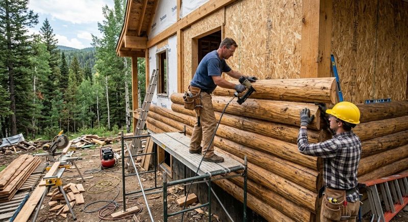Log Siding Replacement in Lake Orion, MI