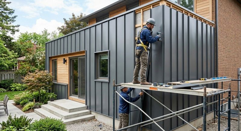 Metal Paneling Installation in Lake Orion, MI