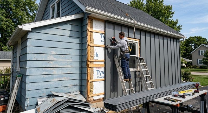 Metal Siding Installation in Clarkston, MI