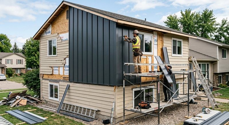 Metal Siding Installation in Troy, MI