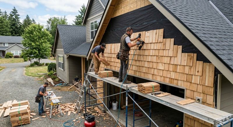 Shake Siding Installation in Franklin, MI