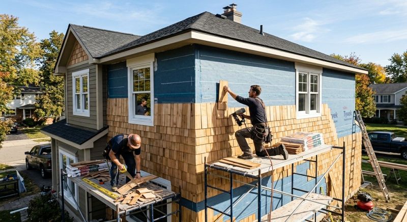 Shingle Siding Installation in Lake Orion, MI