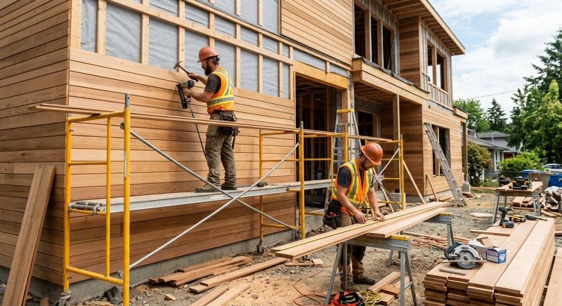Wood Cladding Installation in Clinton Township, MI