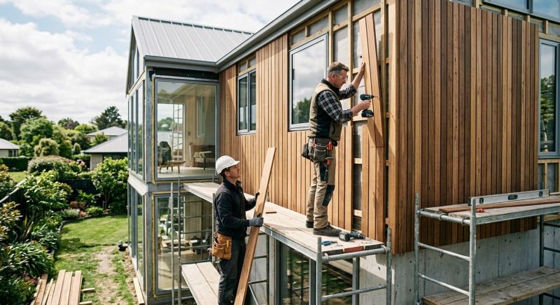 Wood Cladding Installation in Davison, MI