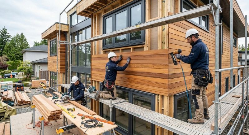 Wood Cladding Installation in Dryden, MI