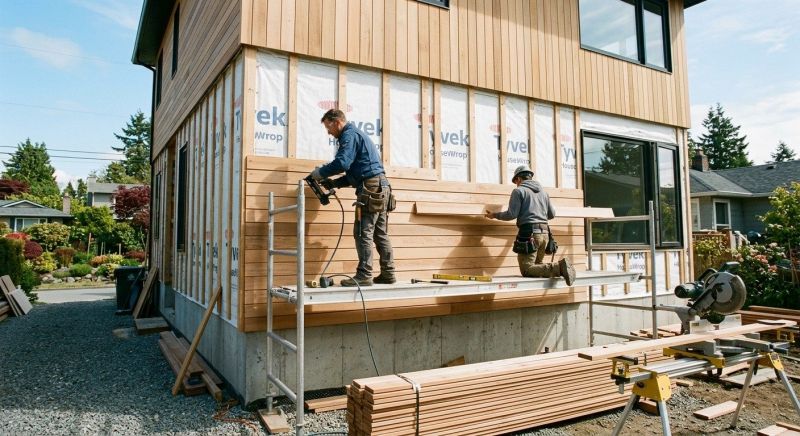 Wood Cladding Installation in Ferndale, MI
