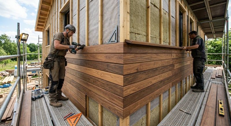 Wood Cladding Installation in Franklin, MI