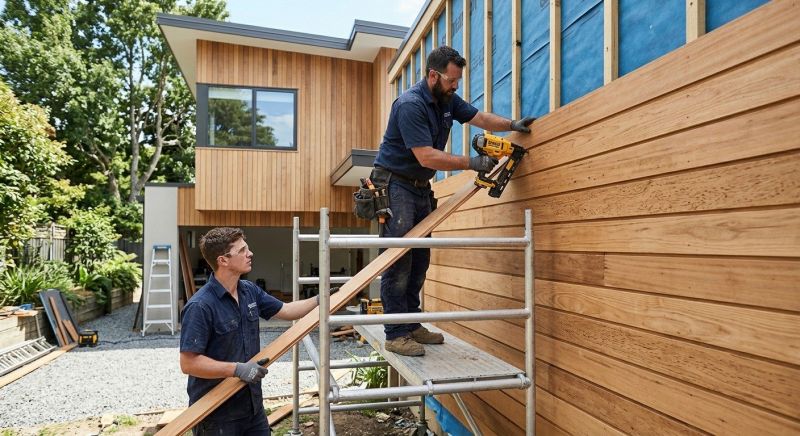 Wood Cladding Installation in Troy, MI