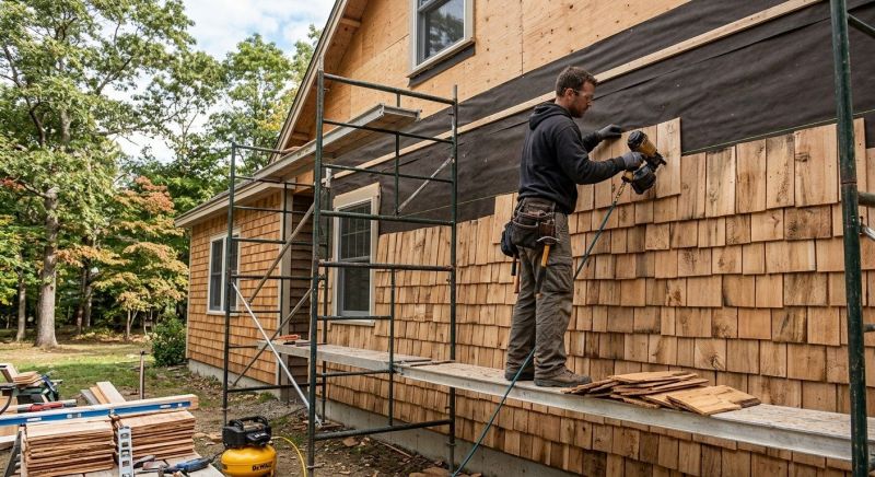 Wood Siding Installation in Goodrich, MI