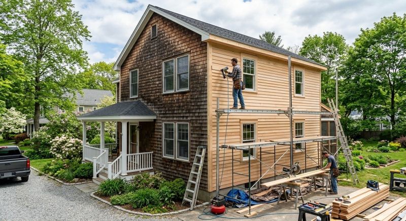 Wood Siding Installation in Troy, MI