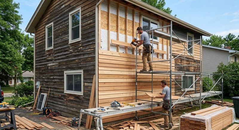 Wood Siding Replacement in Fraser, MI